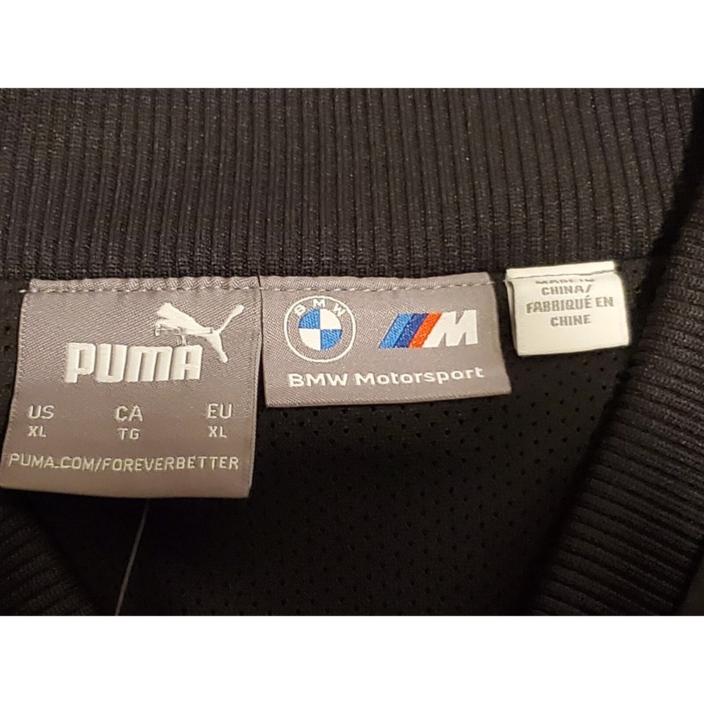 Puma Men's Size XL Blue BMW M Motorsport Street Motorsport Jacket 531129-04 F - Picture 7 of 14